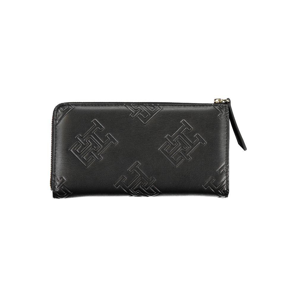 Tommy Hilfiger Black Polyethylene Women Wallet TO-27157