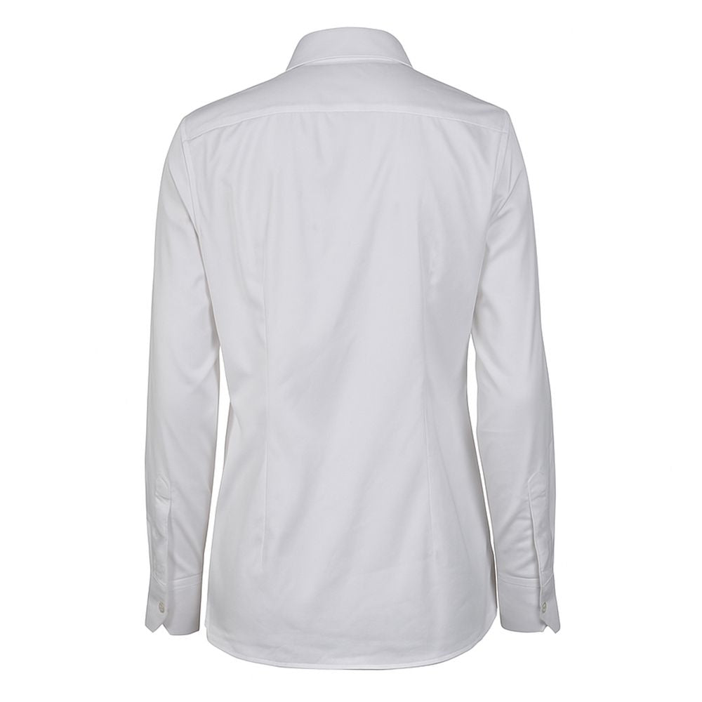 Made in Italy White Cotton Shirt