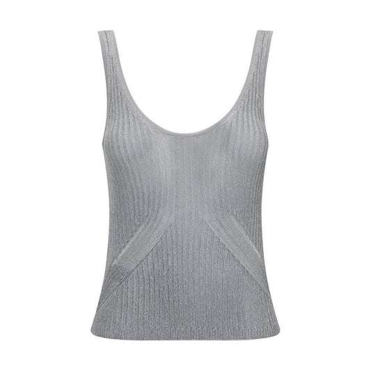 PINKO Metallic Knit Top PI-105148A2LOI12-S
