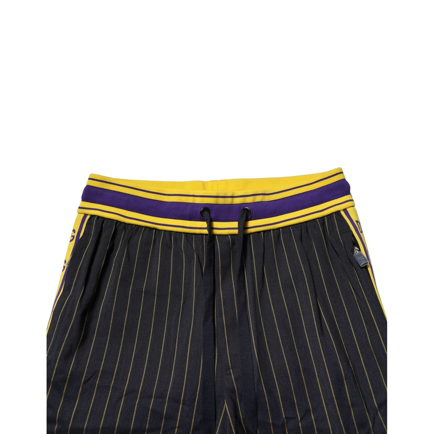 Dolce & Gabbana Multicolor Stripes Wool Jogger Pants