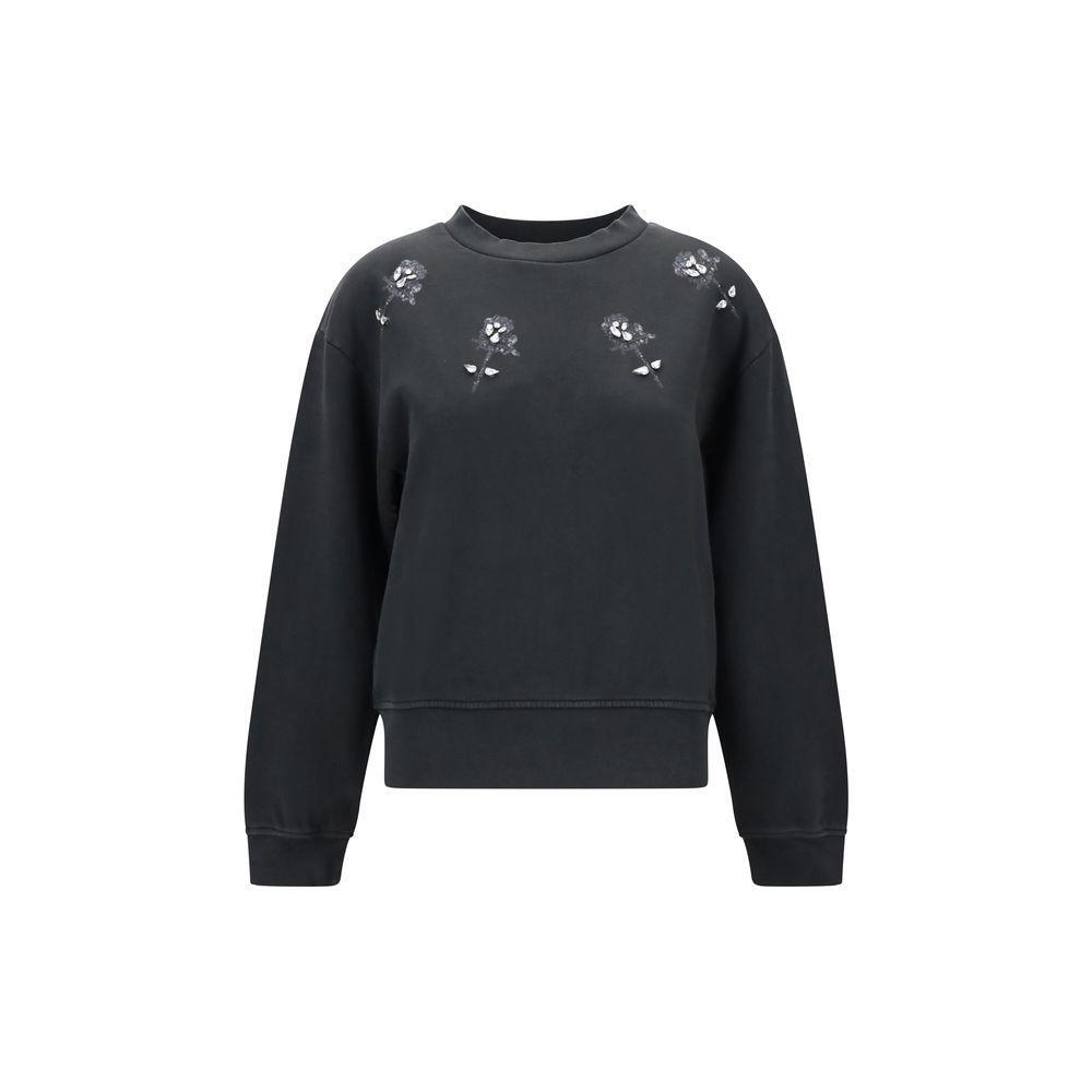 PINKO Rhinestone Sweatshirt PI-105084A2K3Z99-M