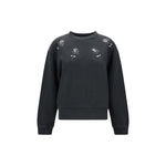PINKO Rhinestone Sweatshirt PI-105084A2K3Z99-M