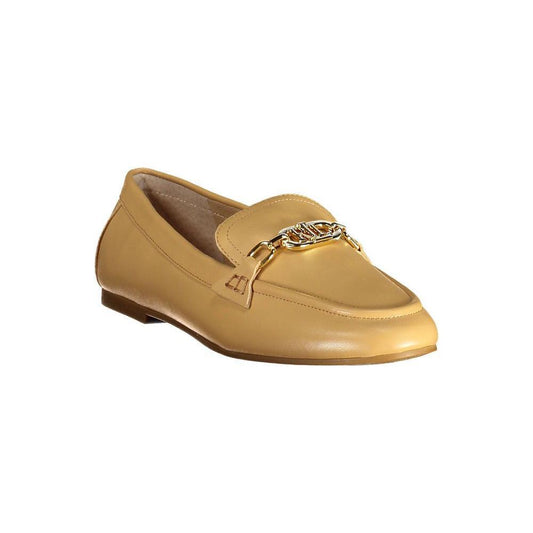 Ralph Lauren Beige Leather Flat Shoe RA-19478-EU37/US7