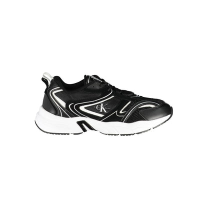 Calvin Klein Black Polyurethane Men's Sneaker 1728,67403481248,Athletic - Sneakers - Shoes,Black,Calvin Klein,EU40/US7,EU41/US8,EU42/US9,EU43/US10,EU44/US11,Men,New with tags,Shoes,Sneakers - Shoes