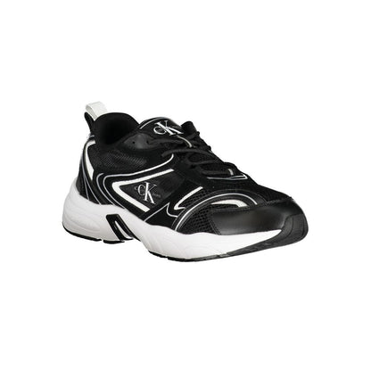 Calvin Klein Black Polyurethane Men's Sneaker 1728,67403481248,Athletic - Sneakers - Shoes,Black,Calvin Klein,EU40/US7,EU41/US8,EU42/US9,EU43/US10,EU44/US11,Men,New with tags,Shoes,Sneakers - Shoes
