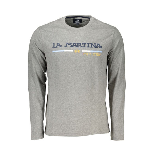 La Martina Brown Cotton Men T-Shirt
