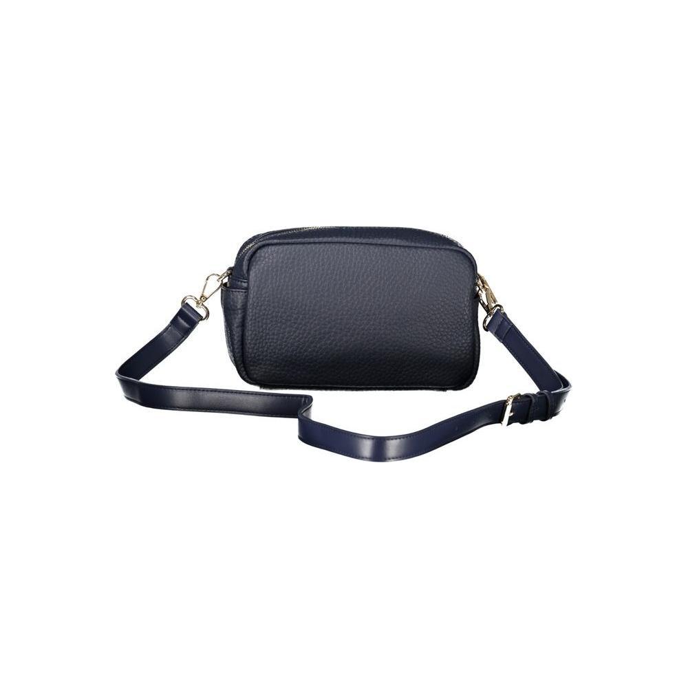 Front view with bag zipped and handles upright.