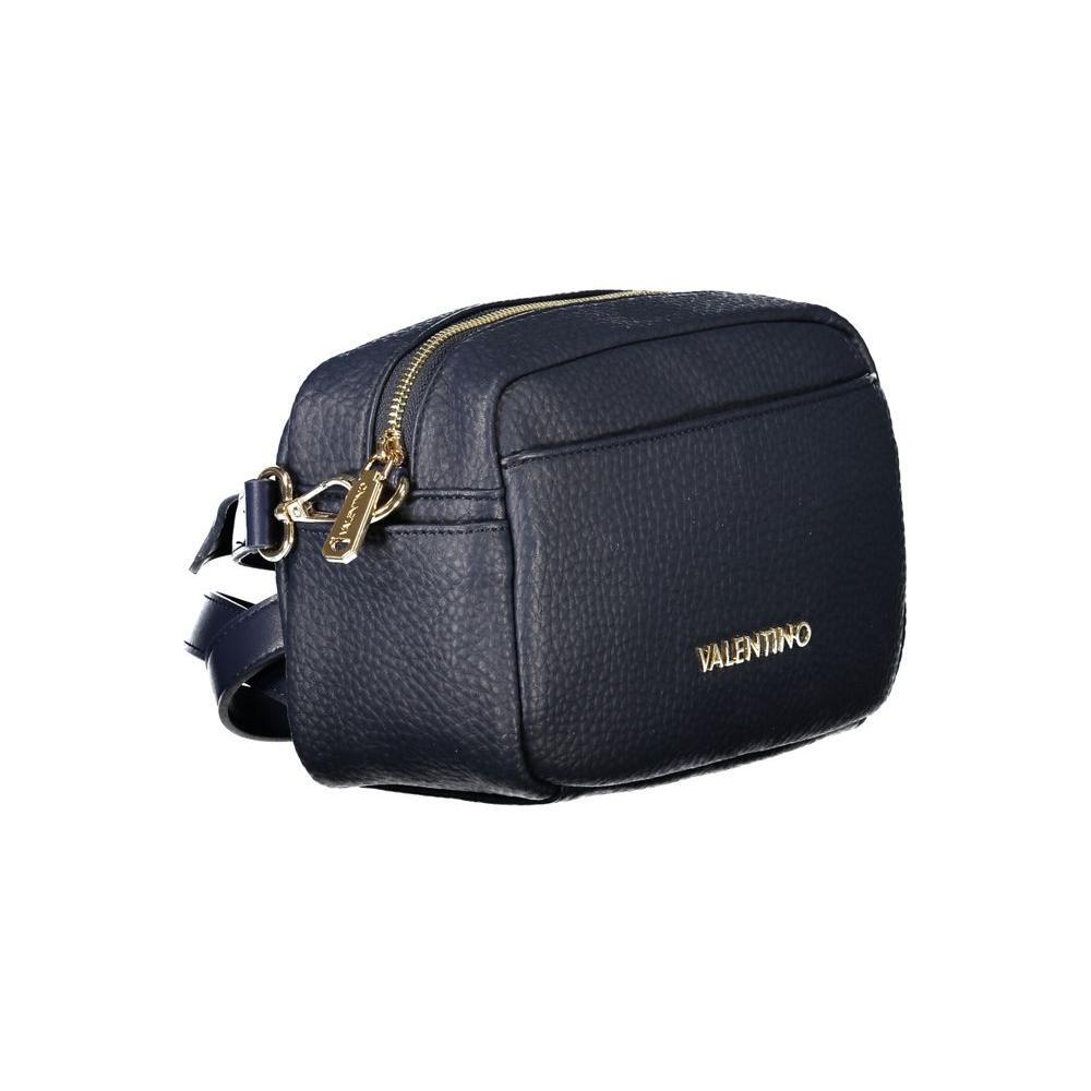 Front view with bag zipped and handles upright.