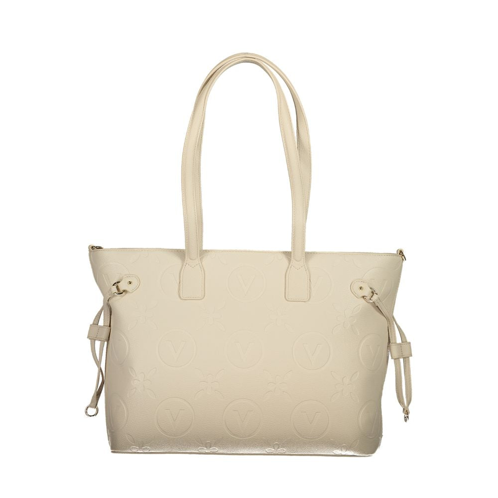 Front view with bag zipped and handles upright.