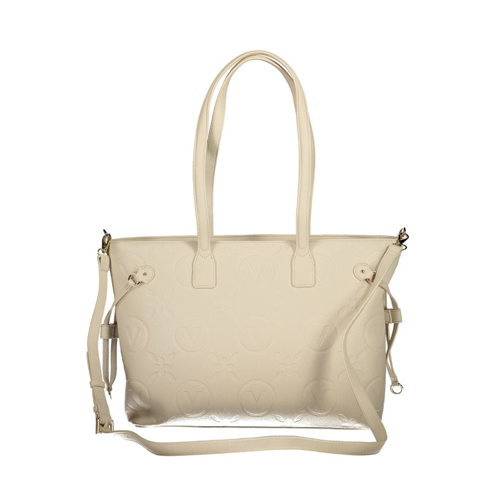 Front view with bag zipped and handles upright.