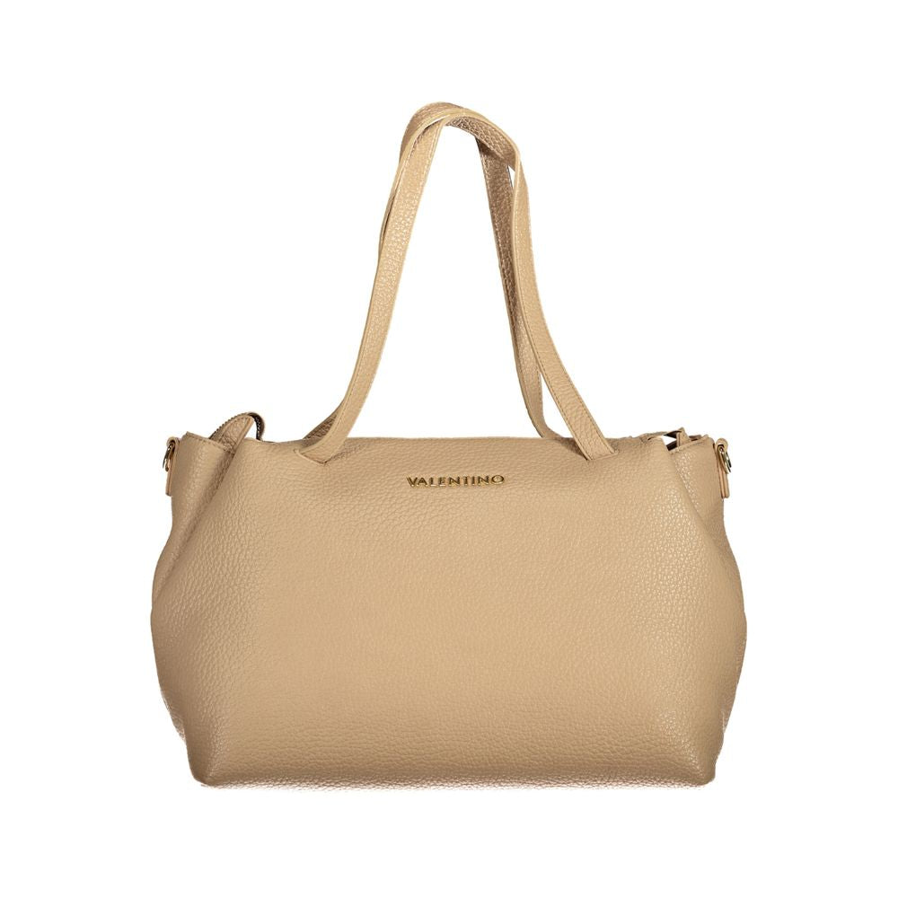 Front view with bag zipped and handles upright.