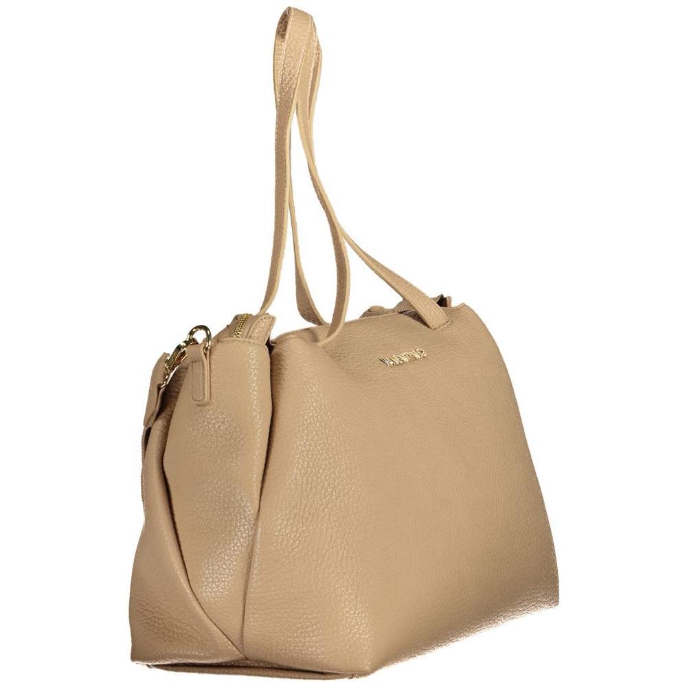 Front view with bag zipped and handles upright.