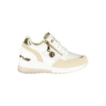 Laura Biagiotti Beige Polyester Women Sneaker LA-36508-EU39/US9
