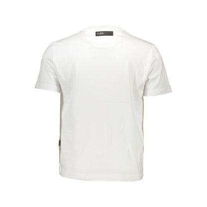 Plein Sport White Cotton Men T-Shirt
