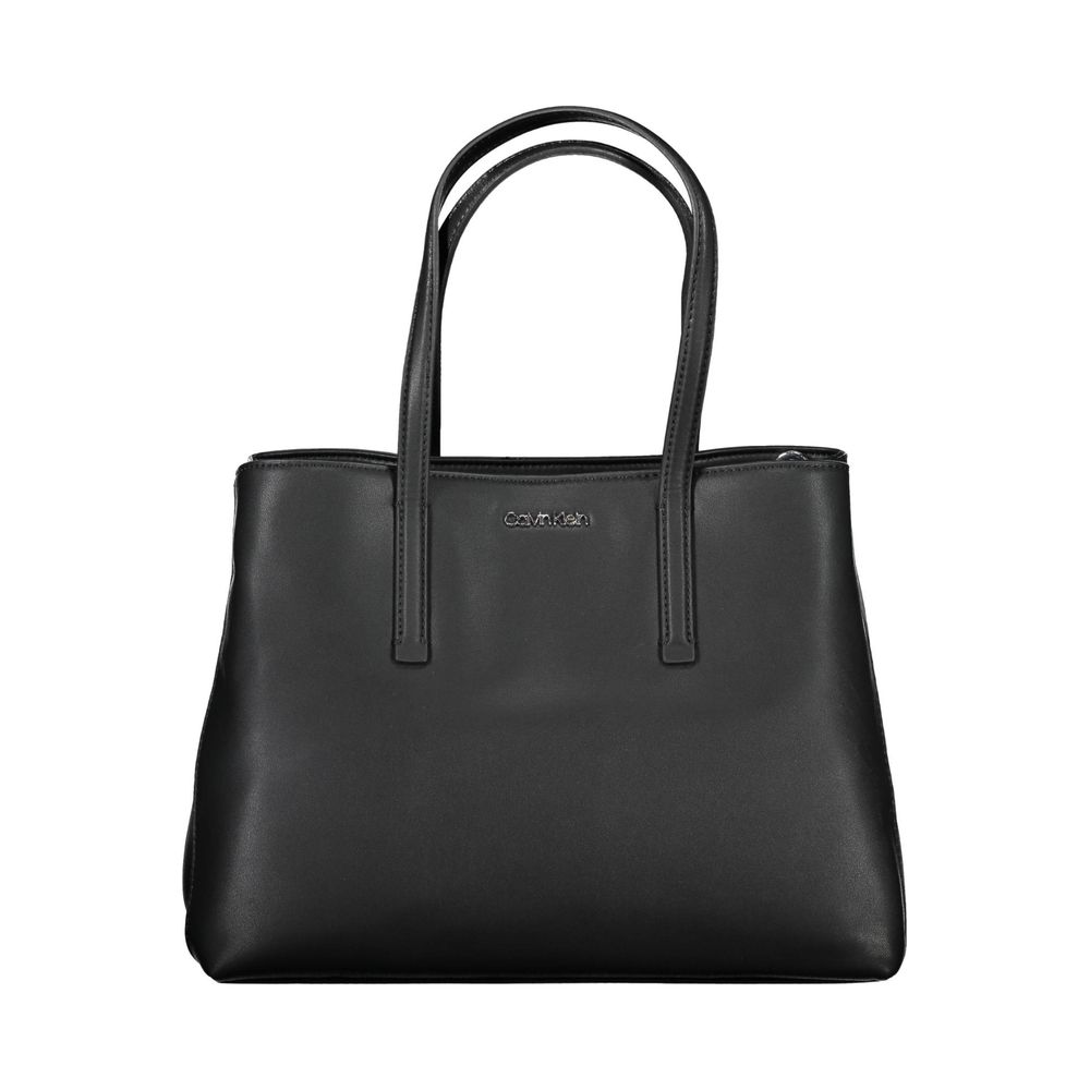 Front view with bag zipped and handles upright.