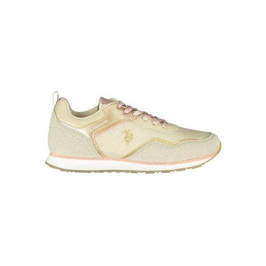 U.S. POLO ASSN. Beige Polyester Sneaker US-23549-EU35/US5