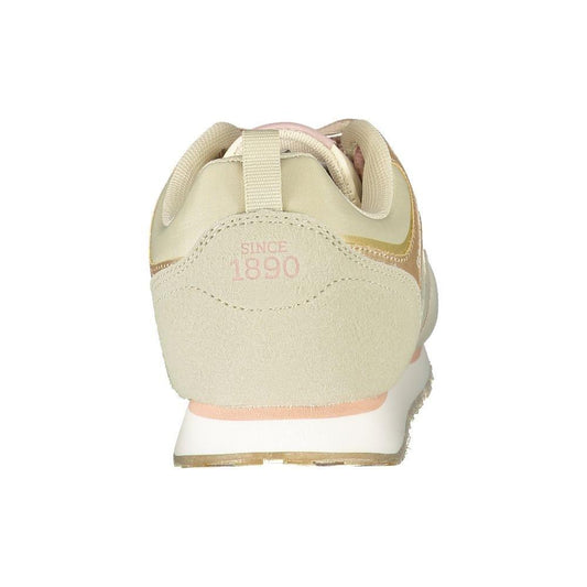 U.S. POLO ASSN. Beige Polyester Sneaker US-23549-EU35/US5
