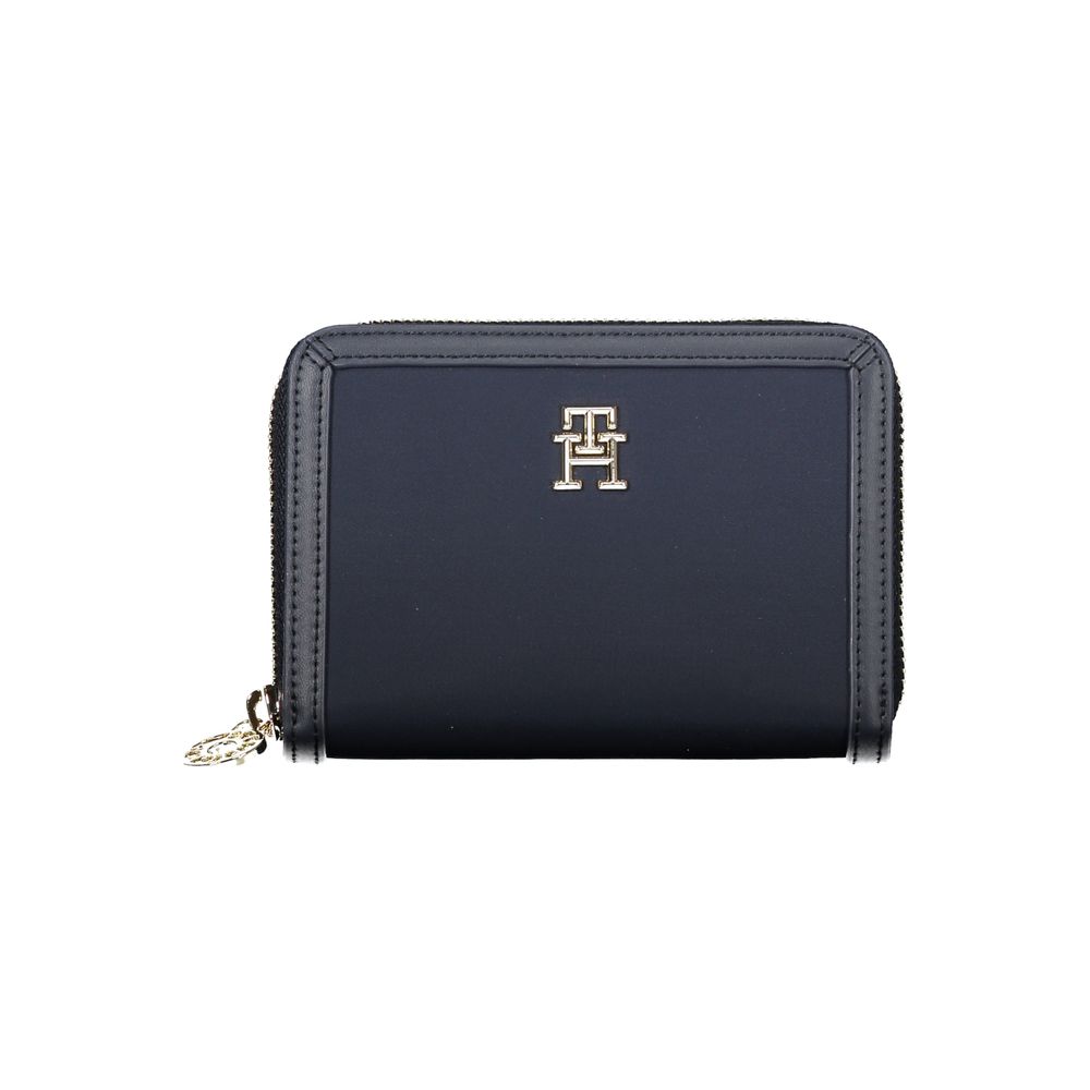 Tommy Hilfiger Blue Polyester Women Wallet