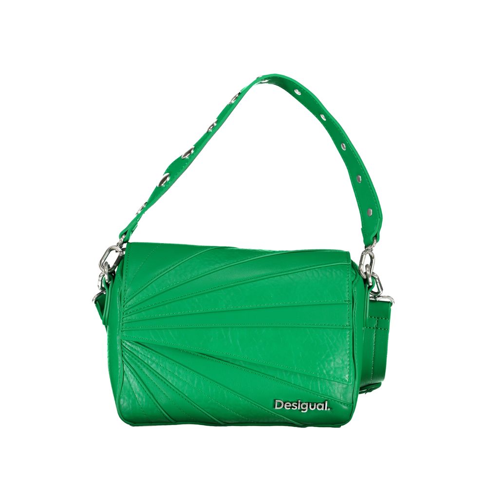 Front view with bag zipped and handles upright.