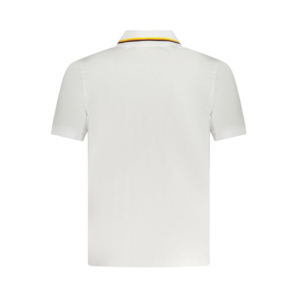 K-WAY White Cotton Men Polo Shirt