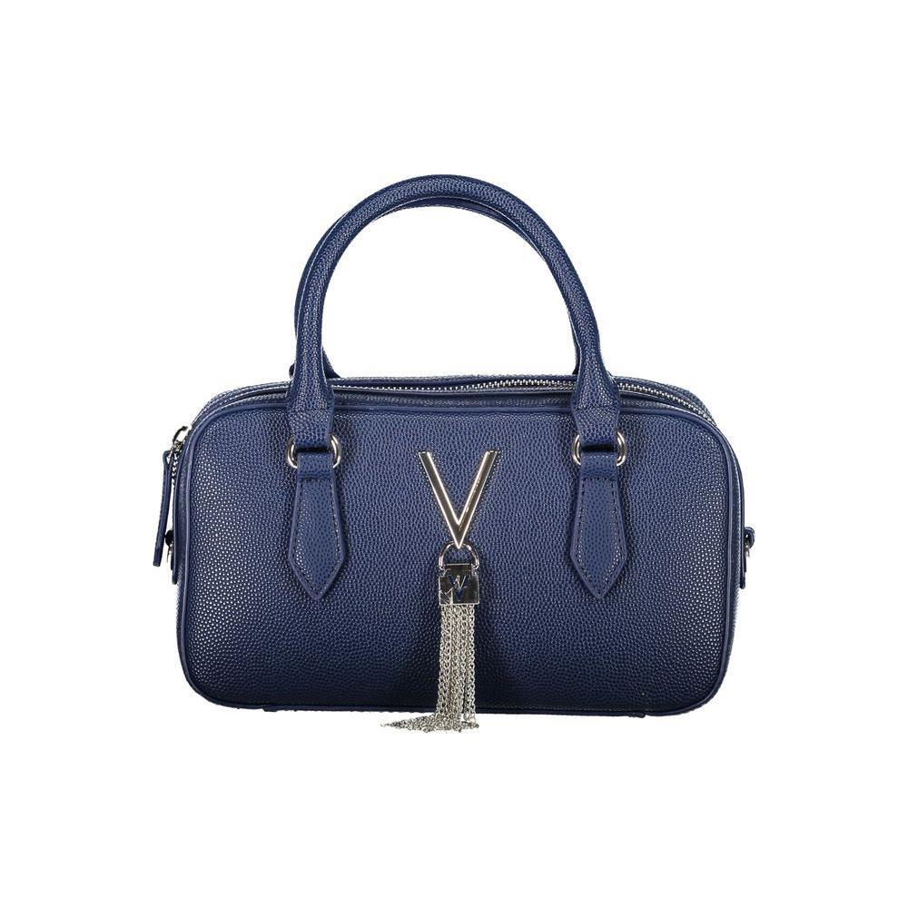 Front view with bag zipped and handles upright.