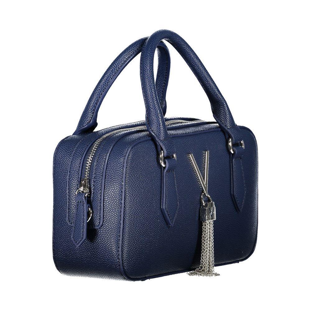 Front view with bag zipped and handles upright.