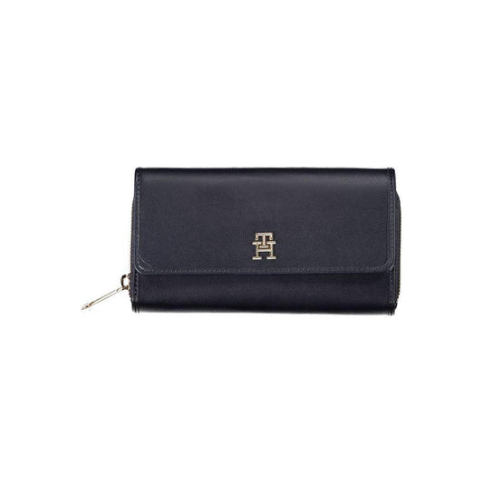 Tommy Hilfiger Blue Polyethylene Women Wallet TO-22451