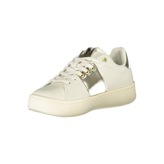 U.S. POLO ASSN. Beige Polyethylene Women Sneaker US-23767-EU36/US6