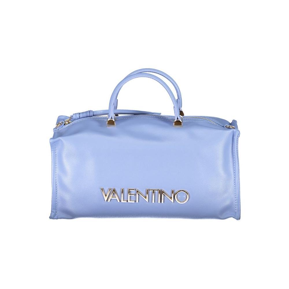 Front view with bag zipped and handles upright.