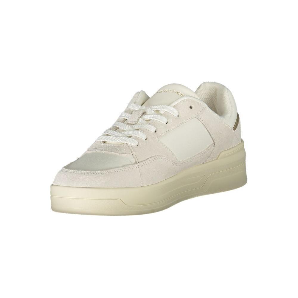Tommy Hilfiger White Leather Women Sneaker TO-36761-EU36/US6
