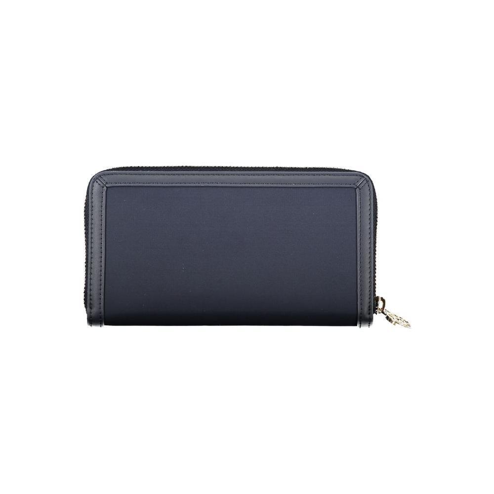Tommy Hilfiger Chic Sustainable Blue Wallet with Secure Zip TO-27154
