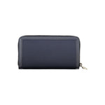 Tommy Hilfiger Chic Sustainable Blue Wallet with Secure Zip TO-27154