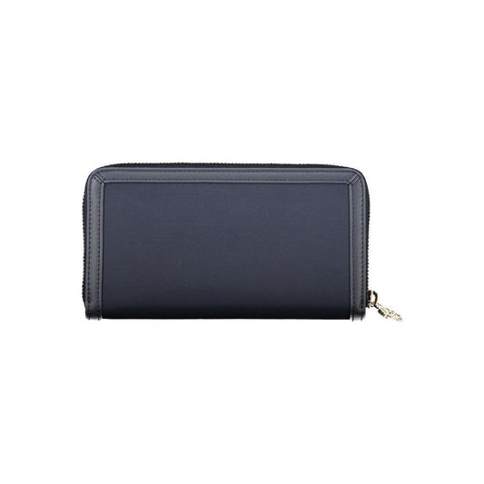 Tommy Hilfiger Chic Sustainable Blue Wallet with Secure Zip TO-27154