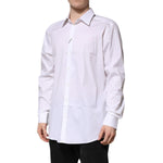 Dolce & Gabbana White GOLD Long Sleeve Dress Men Formal Shirt TSH906882-43