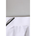 Dolce & Gabbana White GOLD Long Sleeve Dress Men Formal Shirt TSH906882-43