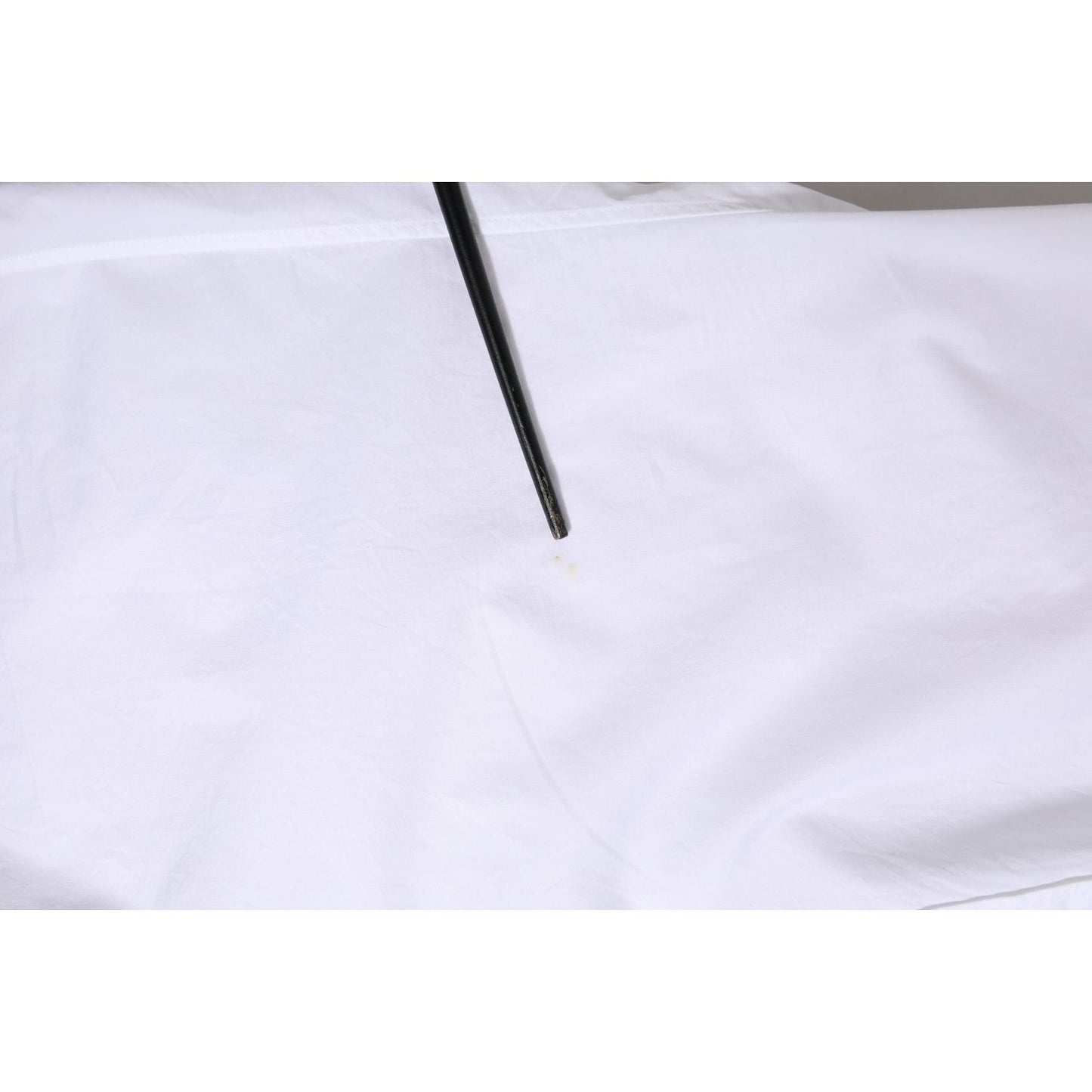 Dolce & Gabbana White Cotton Long Sleeves Dress Formal Shirt TSH906893-37