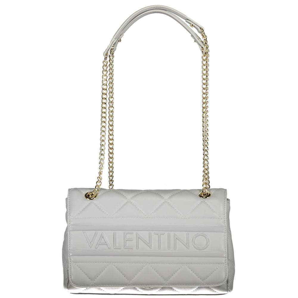 Front view with bag zipped and handles upright.
