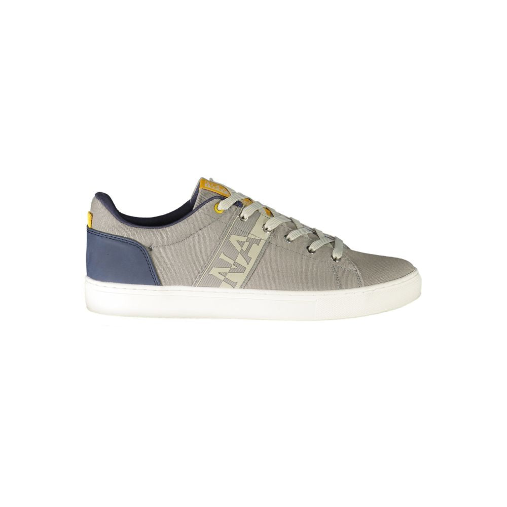 Napapijri Gray Polyester Sneaker NA-29842-EU40/US7