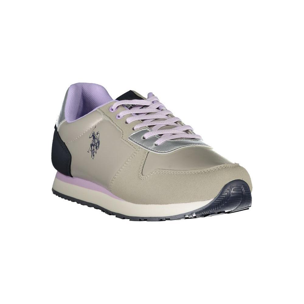U.S. POLO ASSN. Silver Polyester Women Sneaker US-23526-EU35/US5
