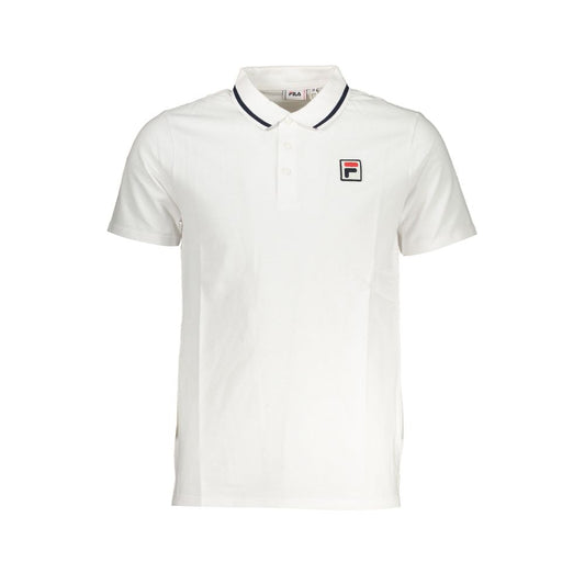 Fila White Cotton Polo Shirt