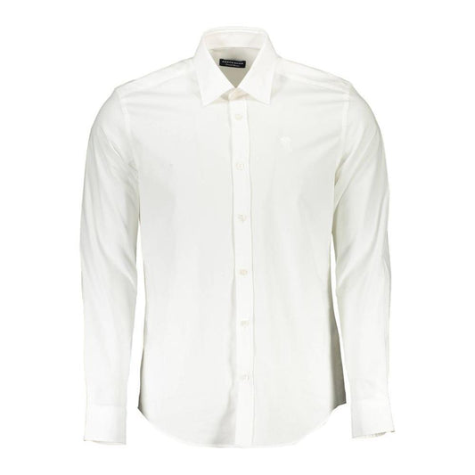 North Sails White Cotton Men Shirt NO-37816-M