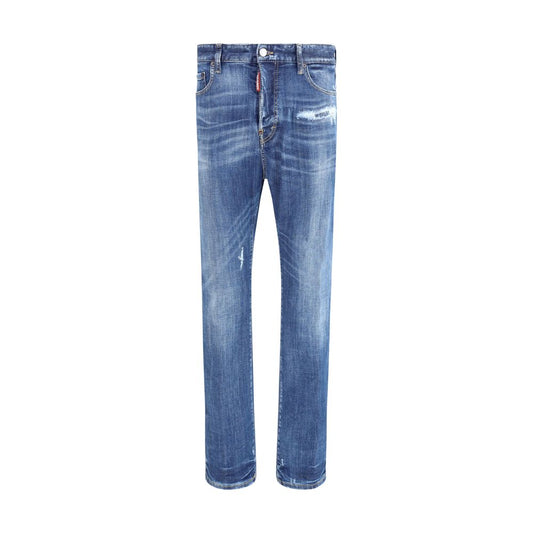 Dsquared² Blue Cotton Skinny Jeans