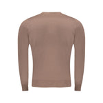 Cavalli Class Brown Viscose Men Sweater
