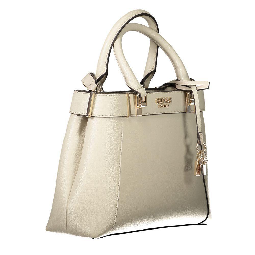 Front view with bag zipped and handles upright.