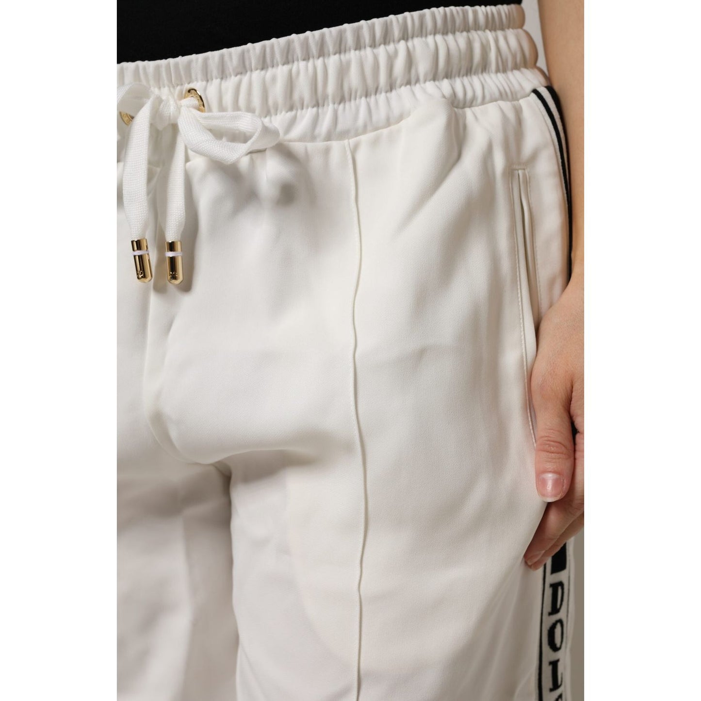 Dolce & Gabbana White Jogger Sweatpants Pants PAN75126-48