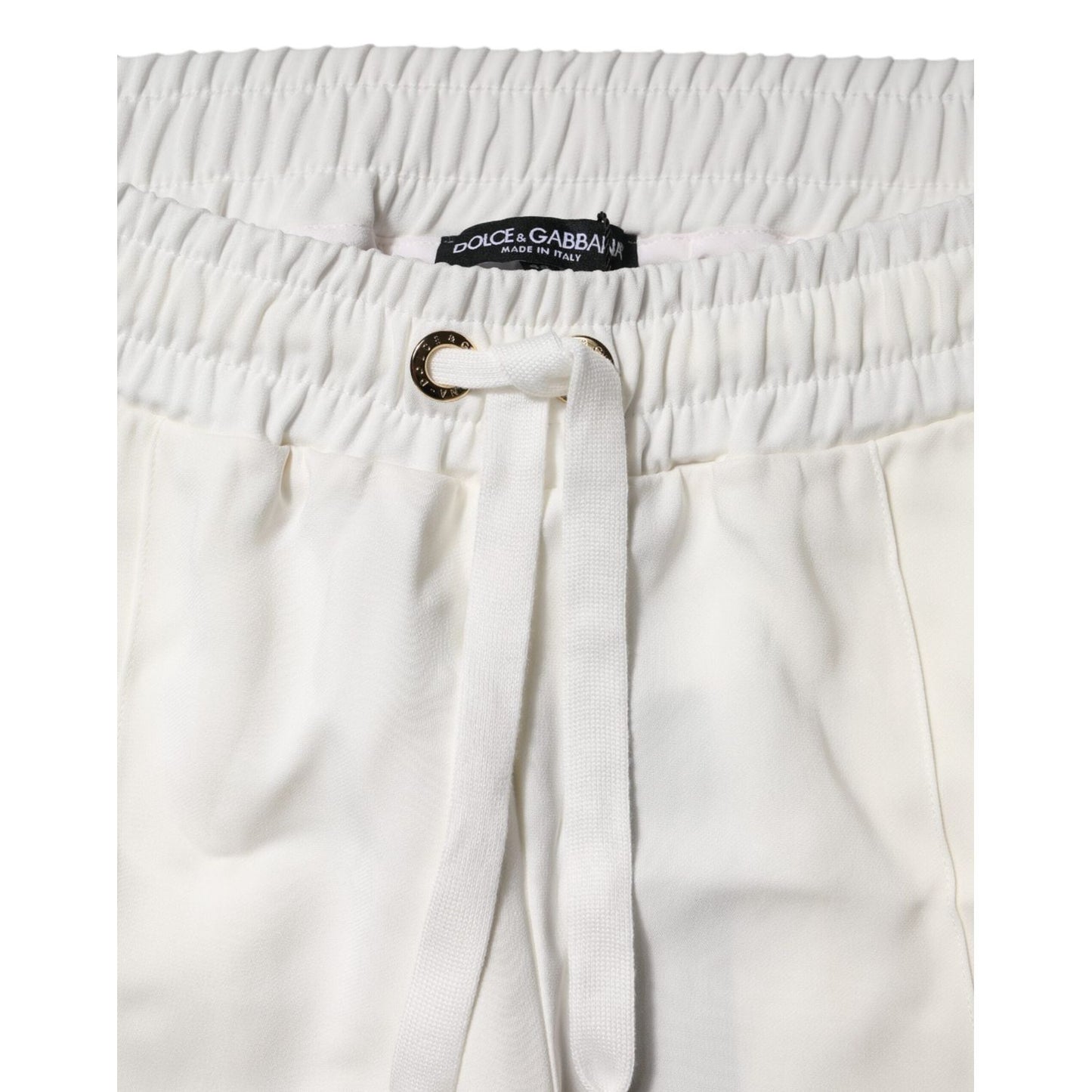 Dolce & Gabbana White Jogger Sweatpants Pants PAN75126-48