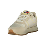 Tommy Hilfiger Beige Leather Women Sneaker TO-36762-EU36/US6