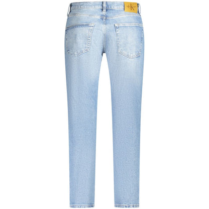 Calvin Klein Blue Cotton Men Jeans