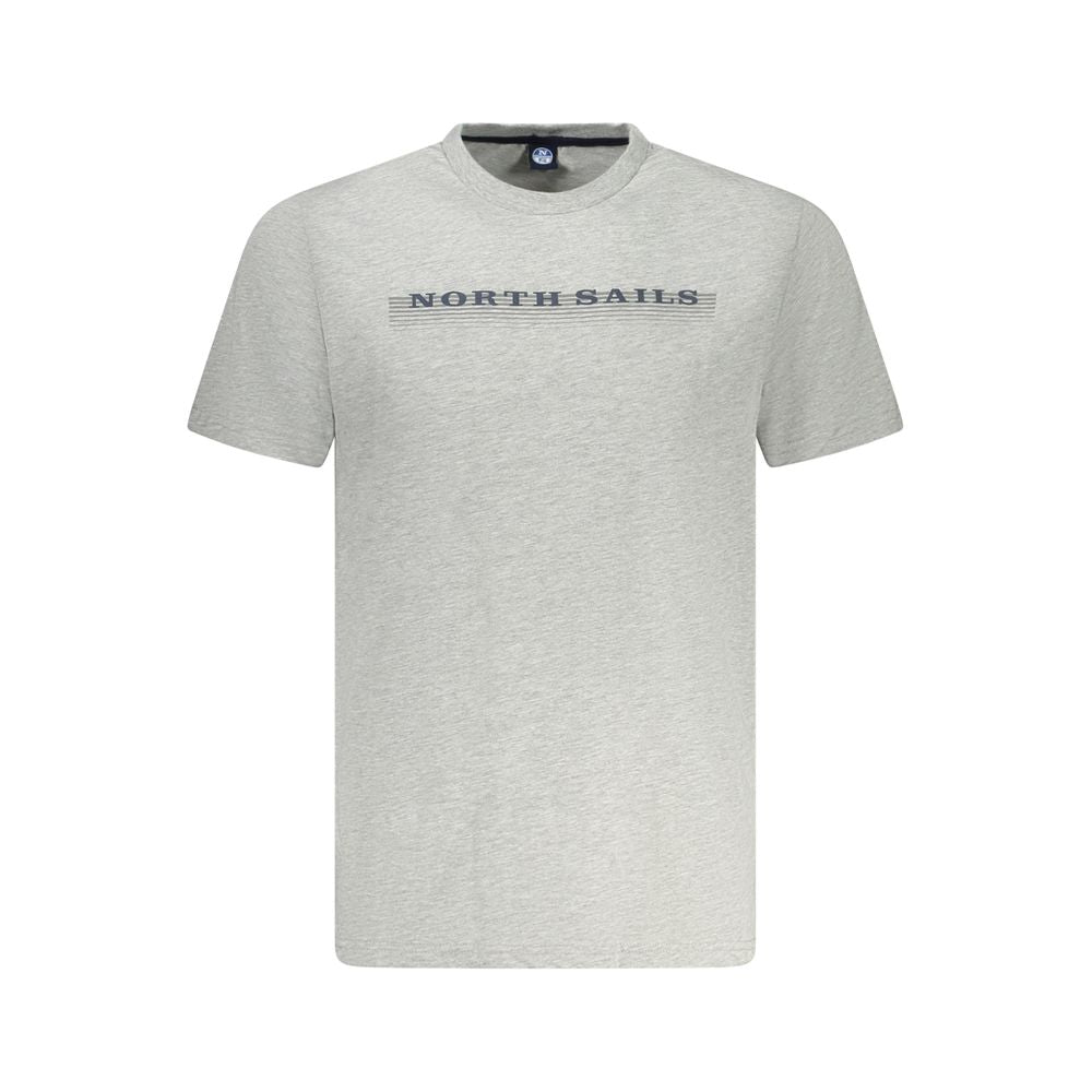 North Sails Gray Cotton T-Shirt