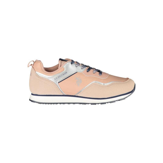 U.S. POLO ASSN. Pink Polyester Sneaker US-23547-EU36/US6
